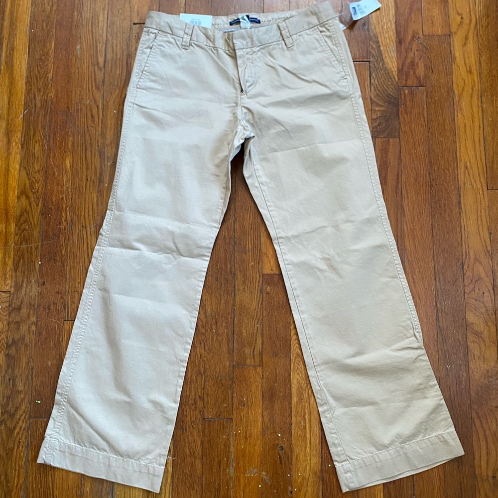 GAP Straight Leg Women's Khaki Chinos 8 Ankle
